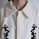 ��������ɥ���ꥪ���� ECOLE DE CURIOSITES��MARGUERITE With Braid Trim Loden Wool �ܥ�塼�ॹ�꡼�֥֥륾��