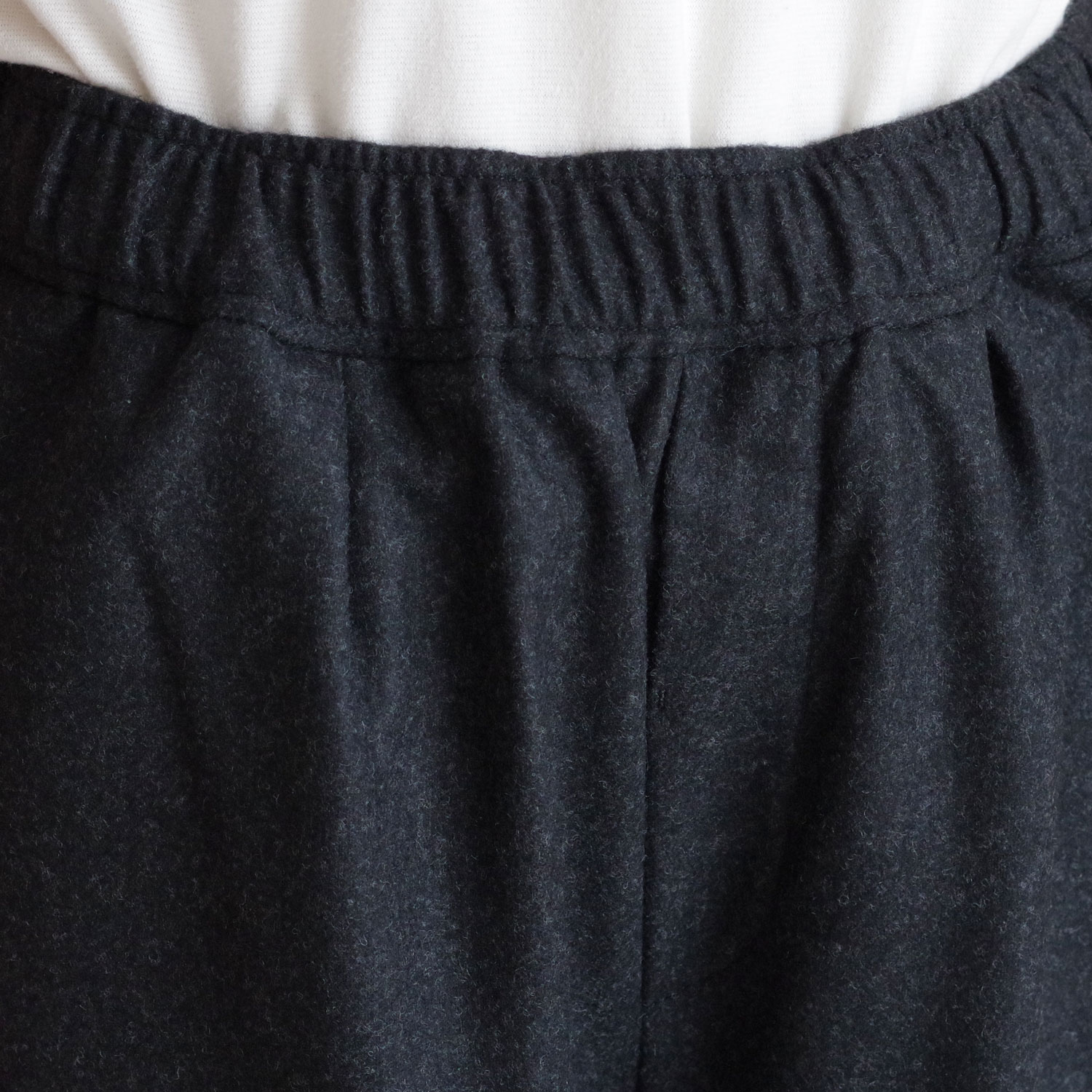 maison de soil ᥾ɥ : WOOL FLANNEL EASY WIDE PANTS 磻ɥѥ