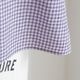 maison de soil �᥾��ɥ����� : HANDWOVEN COTTON/SILK GINGHAM CHECK �ɥ��åץ��������֥饦��
