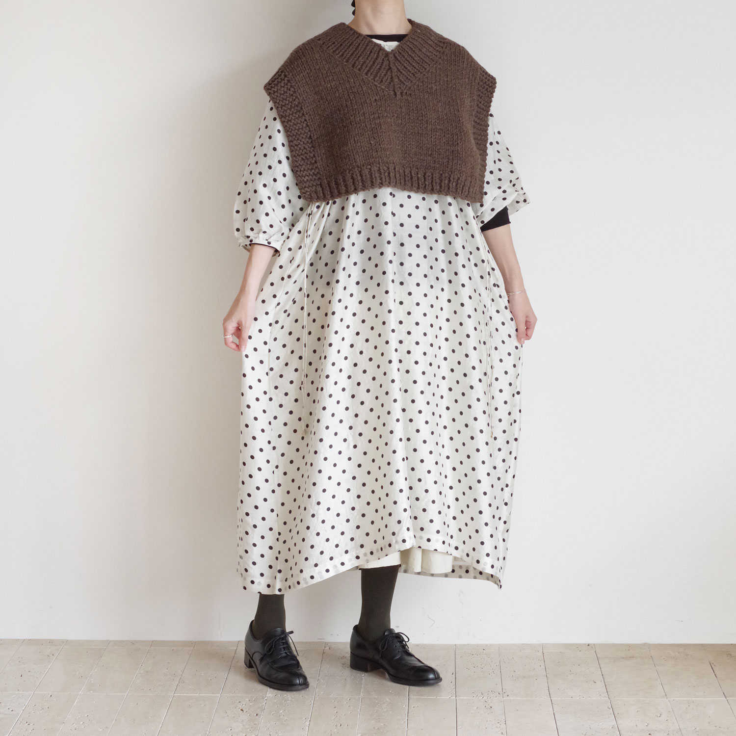 ound��BUNON ������ɡߥ֥Υ� : Handknit ����ܥ���(Brown)