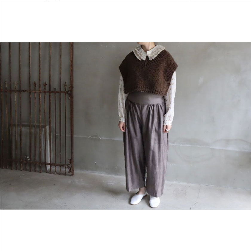 ound��BUNON ������ɡߥ֥Υ� : Handknit ����ܥ���(Brown)
