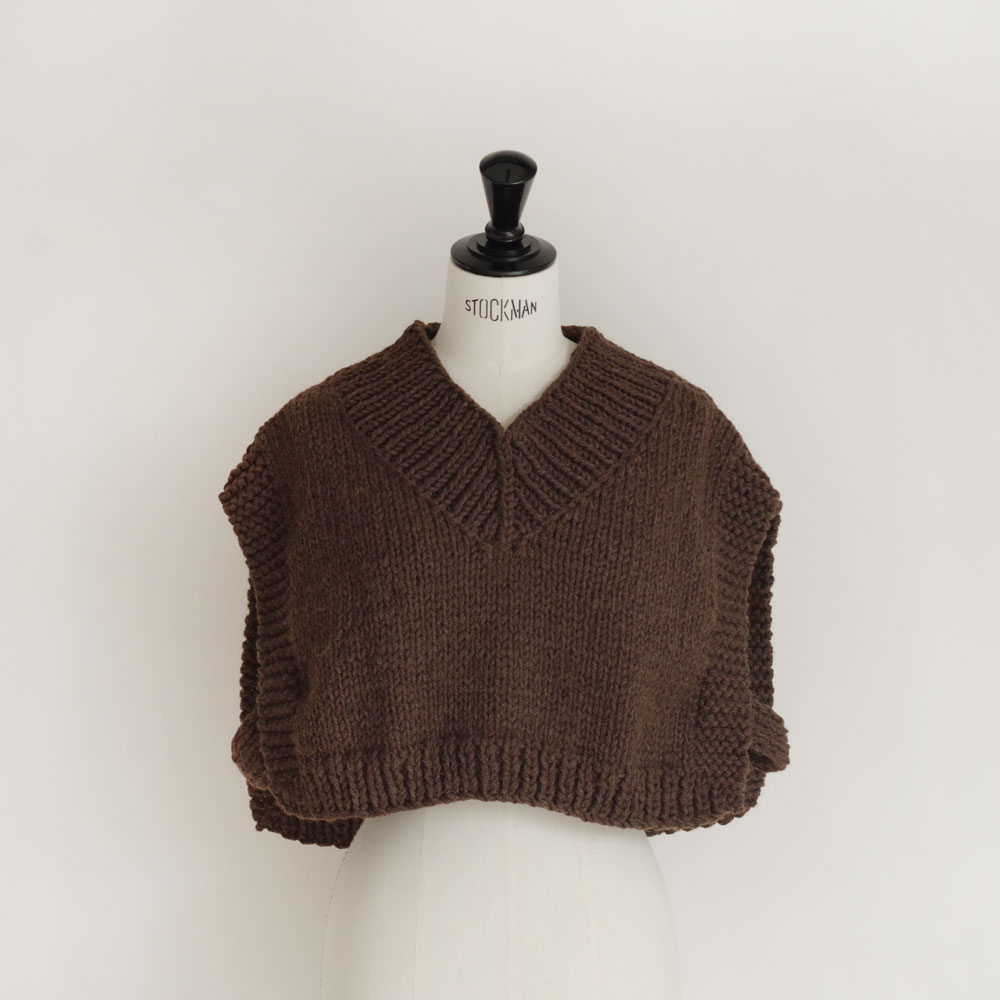 ound��BUNON ������ɡߥ֥Υ� : Handknit ����ܥ���(Brown)