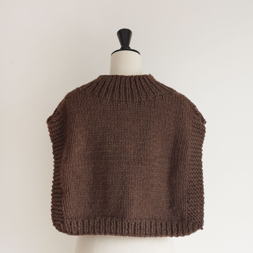 ound��BUNON ������ɡߥ֥Υ� : Handknit ����ܥ���(Brown)
