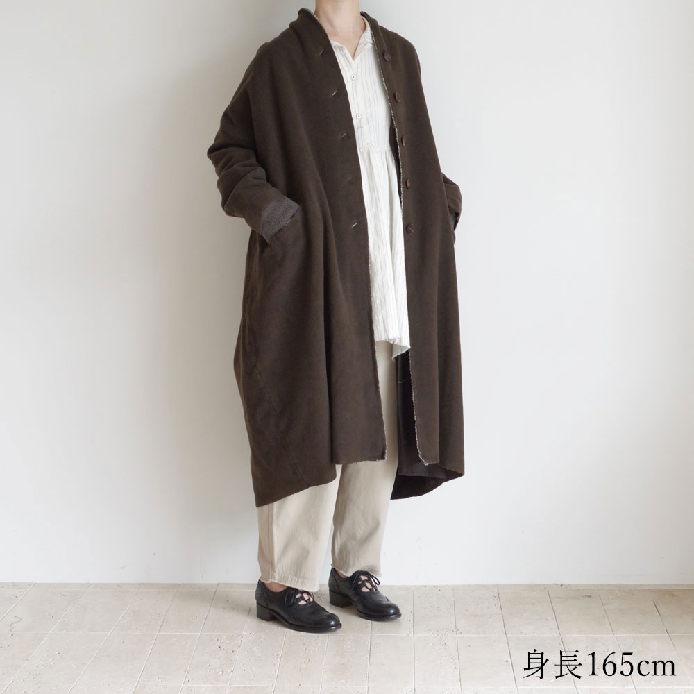 H+ HANNOH WESSEL ���å���ץ�她���Ρ��������� : Milena COAT ������ (SEPIA)