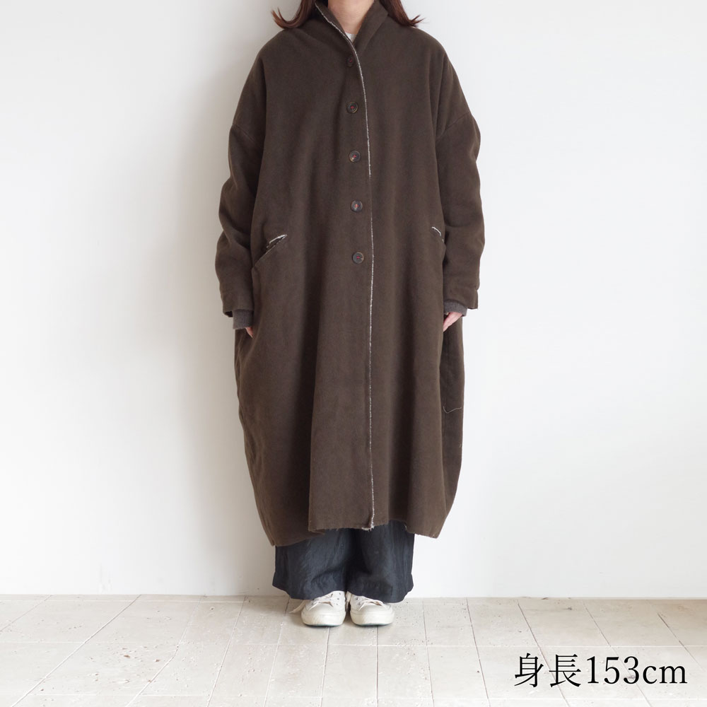 H+ HANNOH WESSEL ���å���ץ�她���Ρ��������� : Milena COAT ������ (SEPIA)