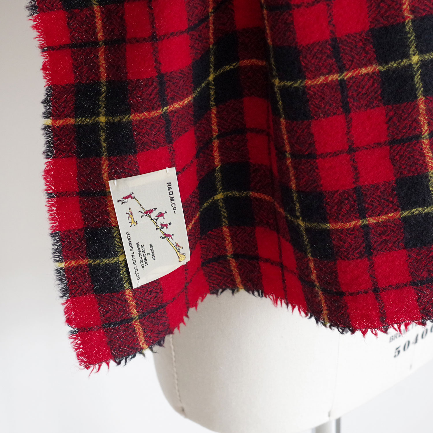 R&D.M.Co- ɥޥ󥺥ơ顼 : WOOL TARTAN CHECK MUFFLER 륿åޥե顼
