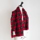 R&D.M.Co- ɥޥ󥺥ơ顼 : WOOL TARTAN CHECK MUFFLER 륿åޥե顼