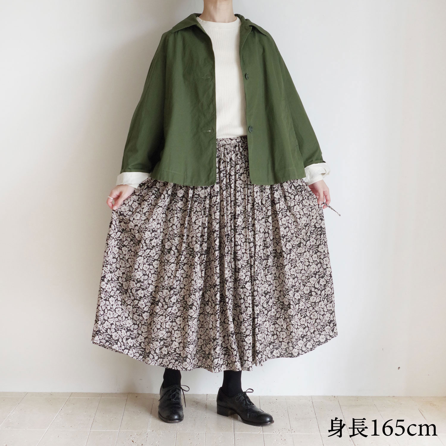 R&D.M.Co- ������ɥޥ󥺥ơ��顼 : WILD BERRY GATHER SKIRT �磻��ɥ٥꡼���㥶����������