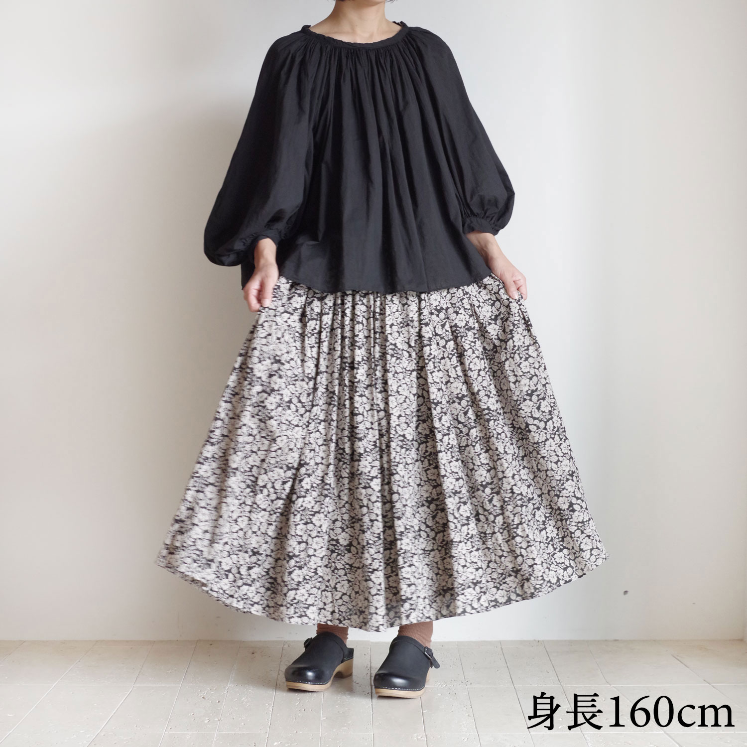 R&D.M.Co- ������ɥޥ󥺥ơ��顼 : WILD BERRY GATHER SKIRT �磻��ɥ٥꡼���㥶����������