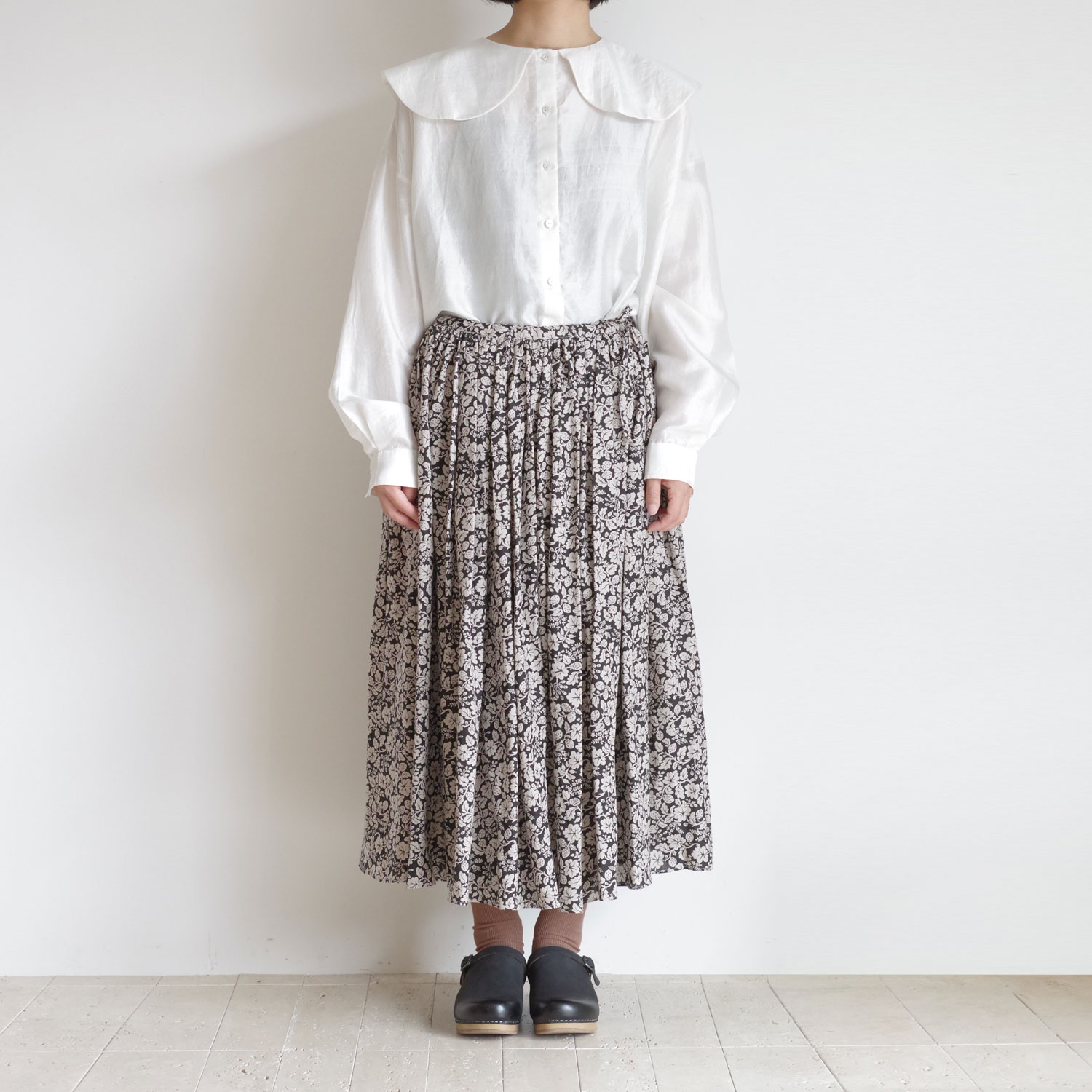 R&D.M.Co- ������ɥޥ󥺥ơ��顼 : WILD BERRY GATHER SKIRT �磻��ɥ٥꡼���㥶����������