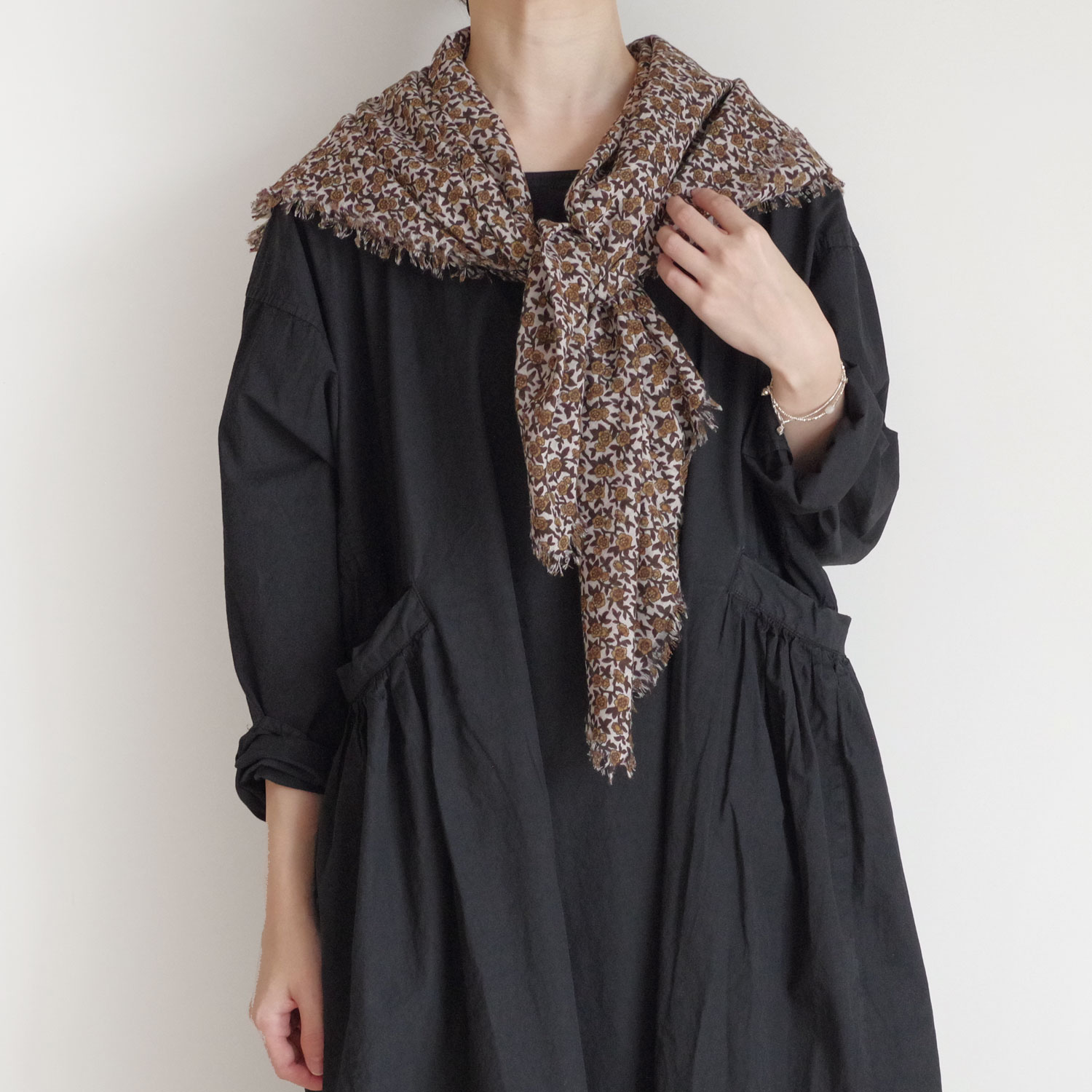 R&D.M.Co- ɥޥ󥺥ơ顼 : OLD BLUE GAUZE SHAWL 硼