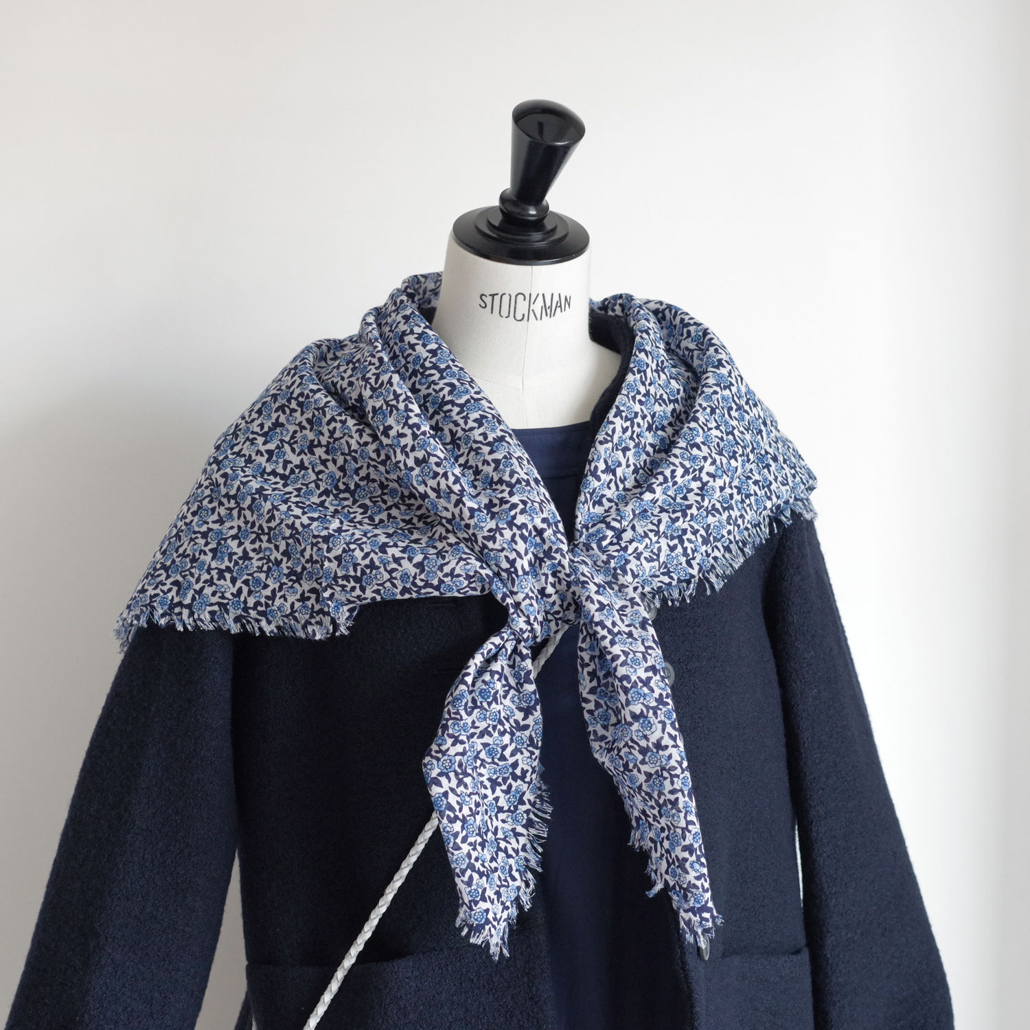 R&D.M.Co- ɥޥ󥺥ơ顼 : OLD BLUE GAUZE SHAWL 硼