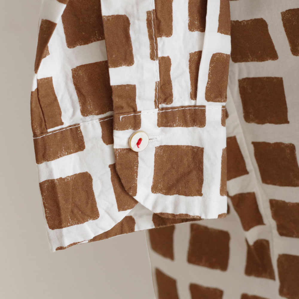 H+ HANNOH WESSEL ���å���ץ�她���Ρ��������� : Delia DRESS �ץ��ȥ��ԡ���(BROWN)