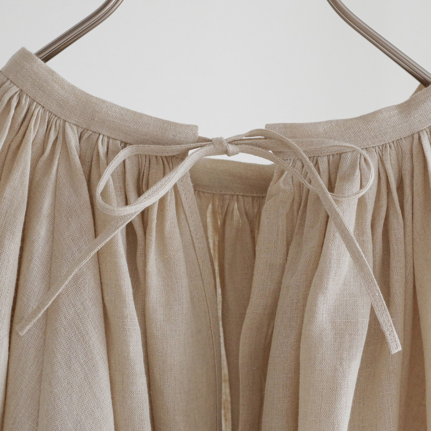 R&D.M.Co- ������ɥޥ󥺥ơ��顼 : DENSELY LINEN GATHER SMOCK ���㥶������å�