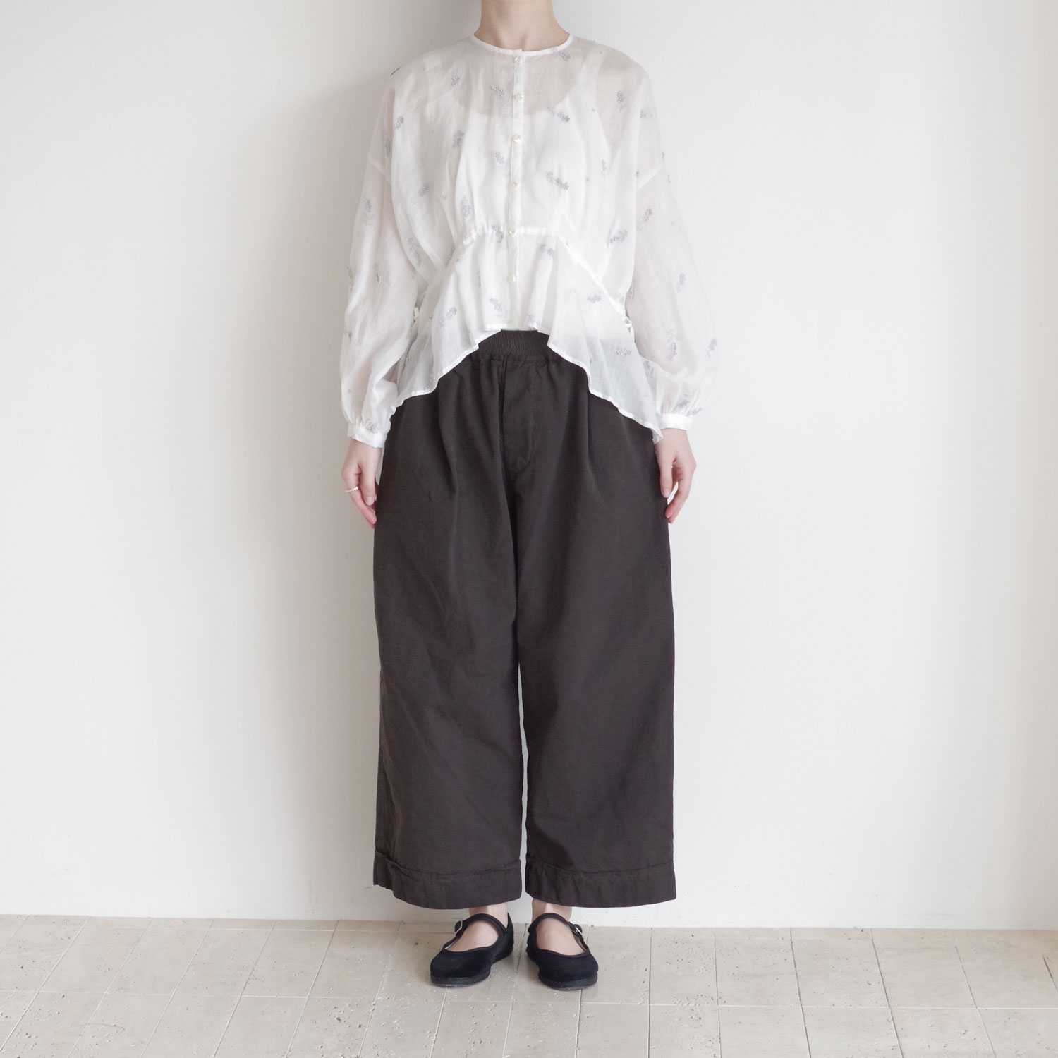 kijinokanosei �����Υ��Υ����� : tuck blouse ����֥������꡼�֥饦��