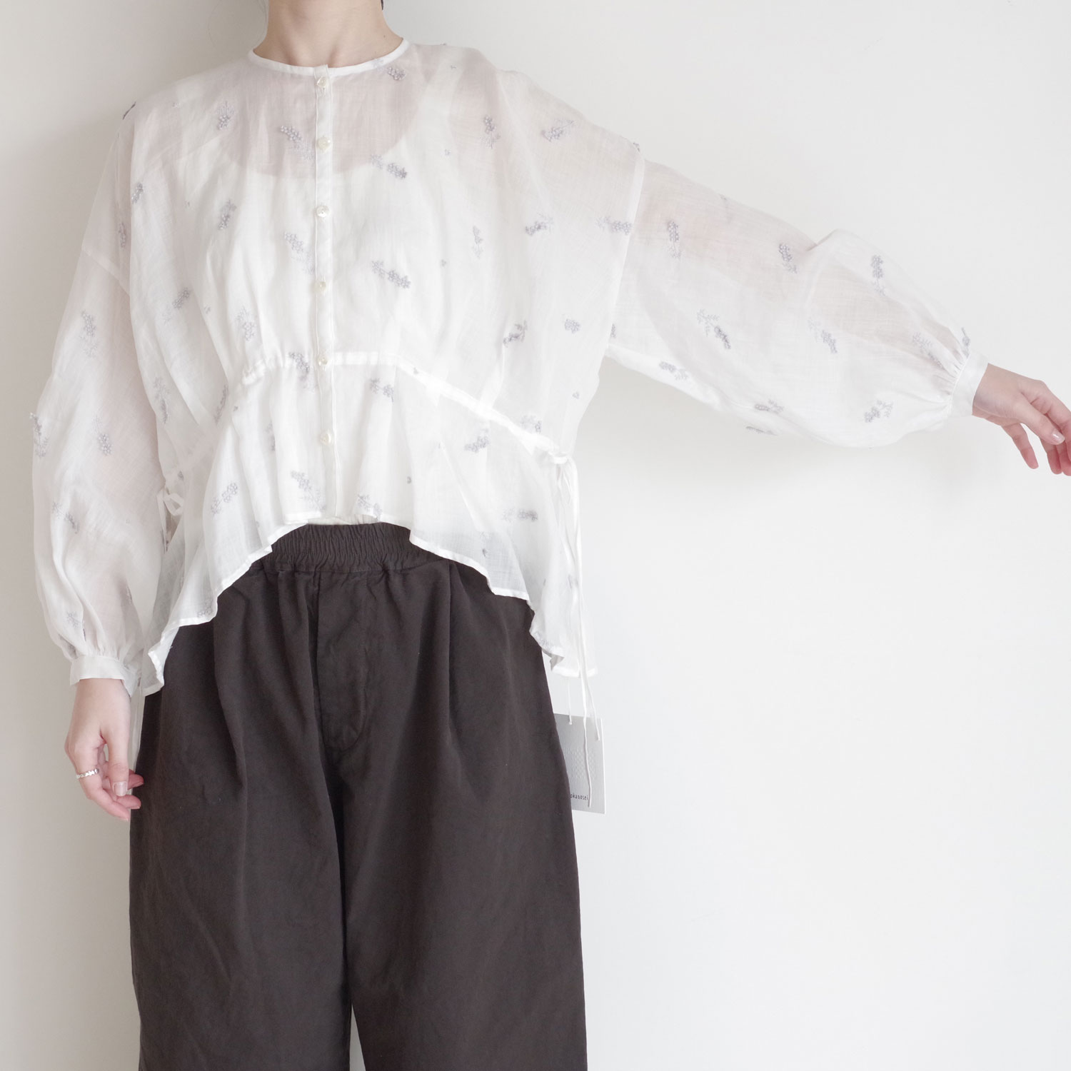 kijinokanosei �����Υ��Υ����� : tuck blouse ����֥������꡼�֥饦��