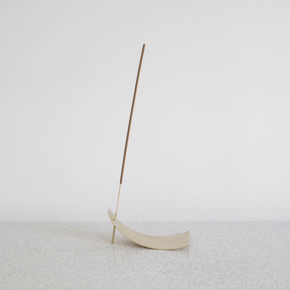ݥơ ե쥰 APOTHEKE FRAGRANCE : Brass Incense StandΩ