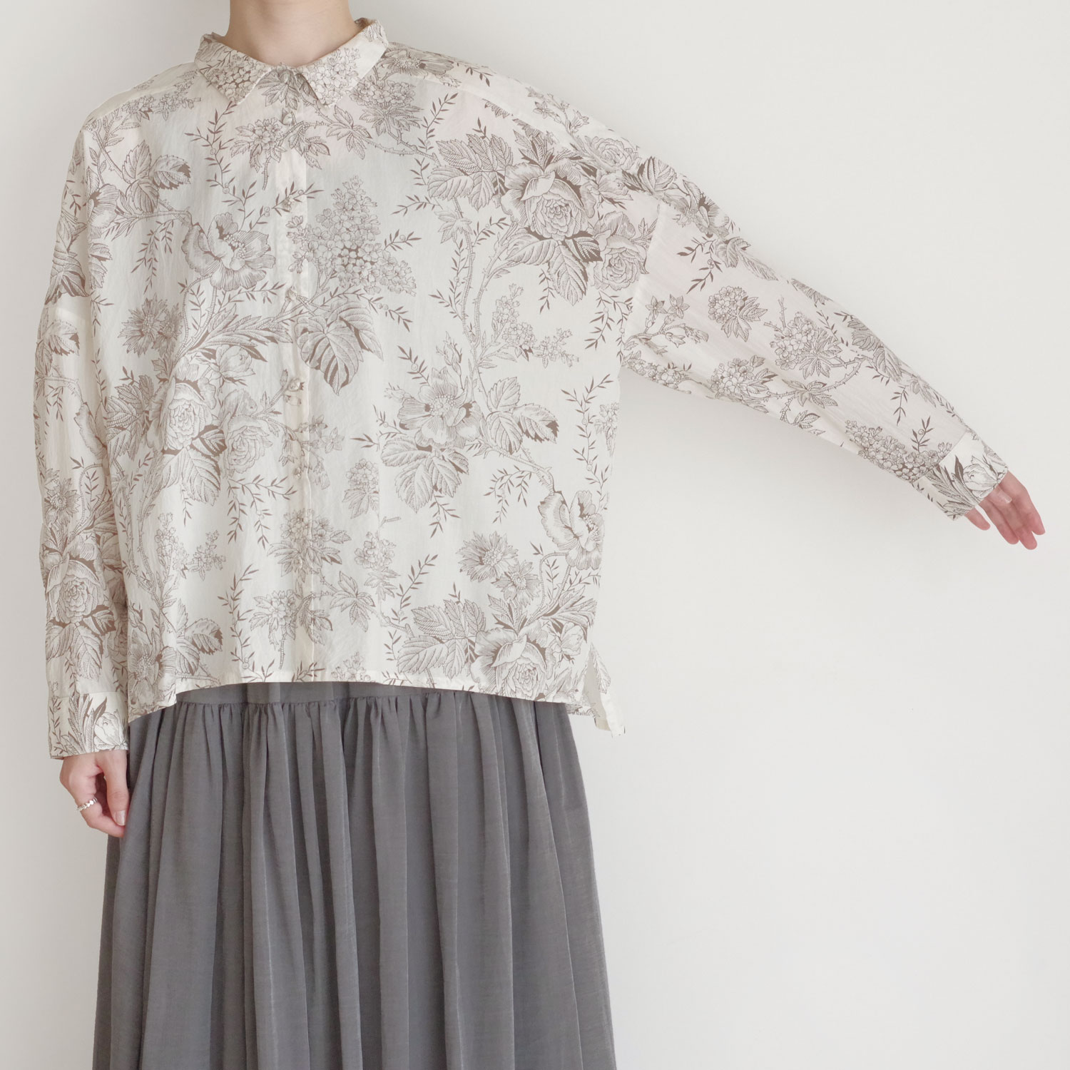 AODRESS �����ɥ쥹 : small collar shirt ���⡼�륫�顼�����