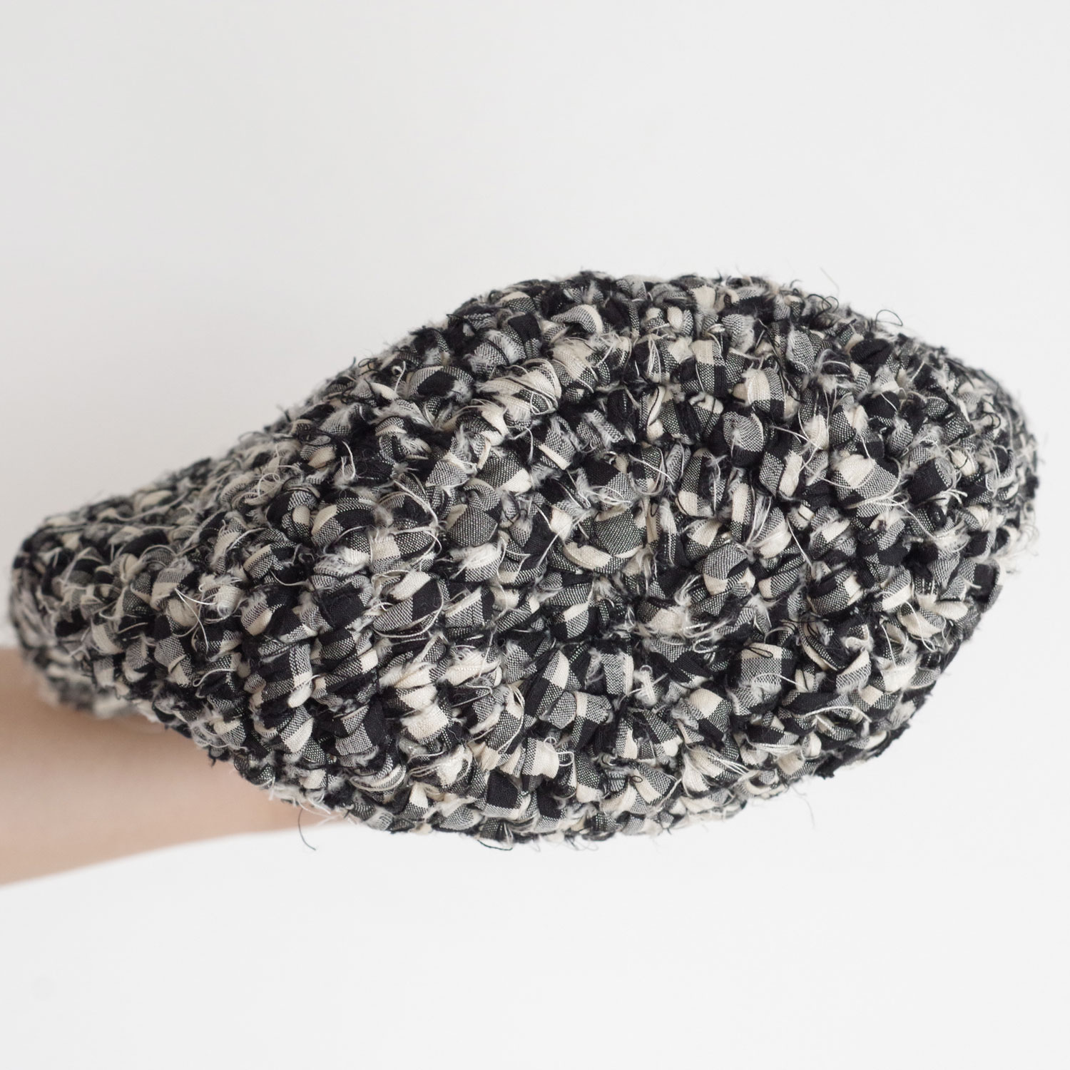 R&D.M.Co- ɥޥ󥺥ơ顼 : GINGHAM CHECK RIP STRIP WEAVING BAG ԤߥХå