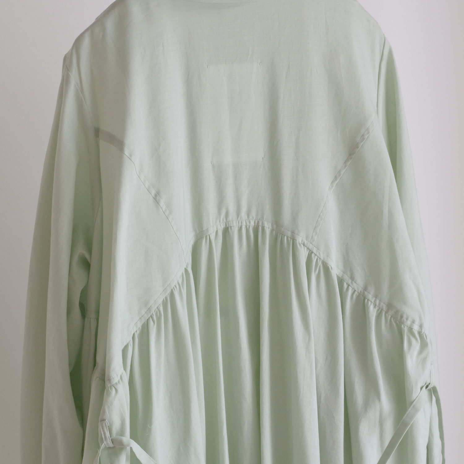 the last flower of the afternoon : �ż�η��� robe shirt dress (lightgreen) ���ԡ���