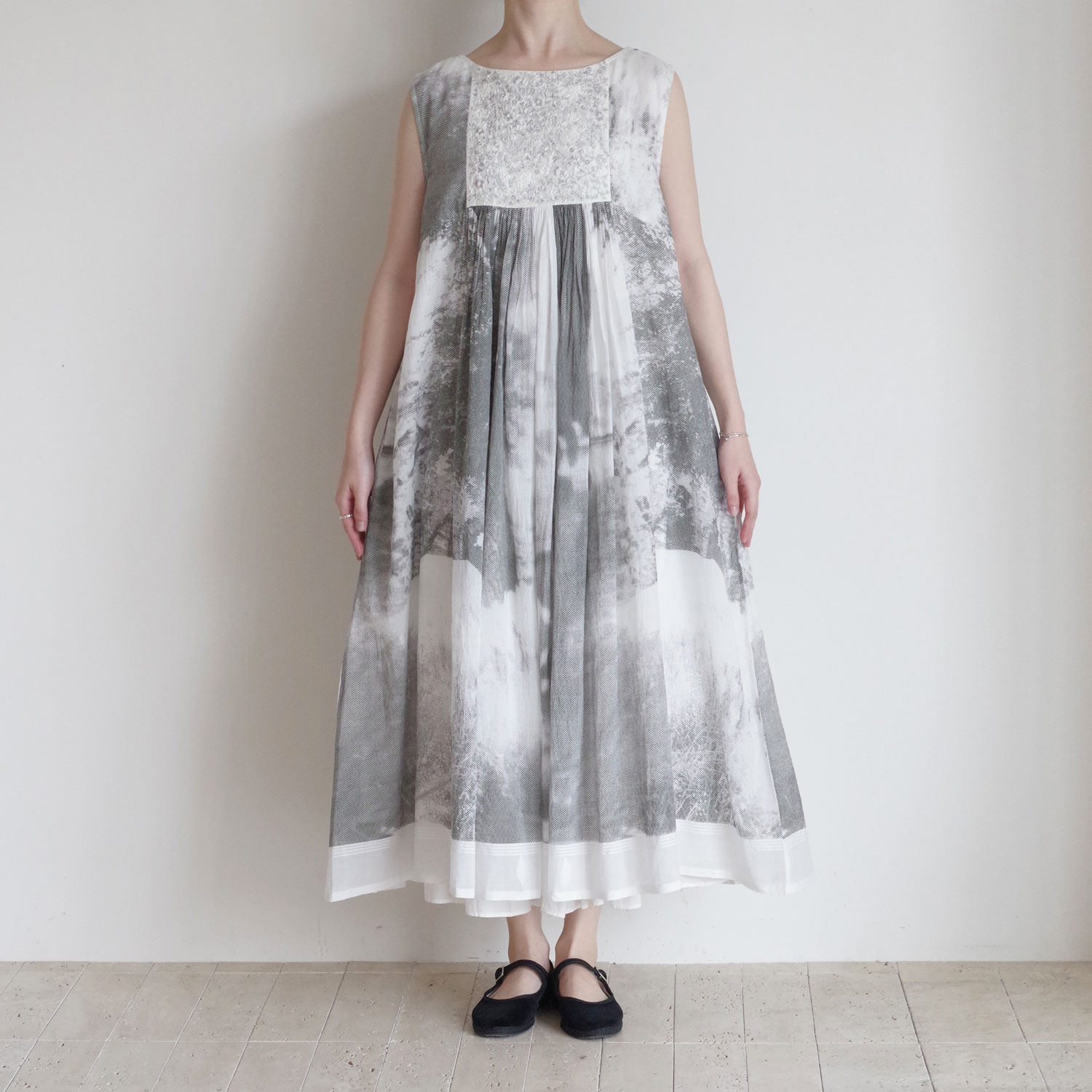 AODRESS �����ɥ쥹 : NIWA yoke dress �Ρ����꡼�֥ץ��ȥ��ԡ���