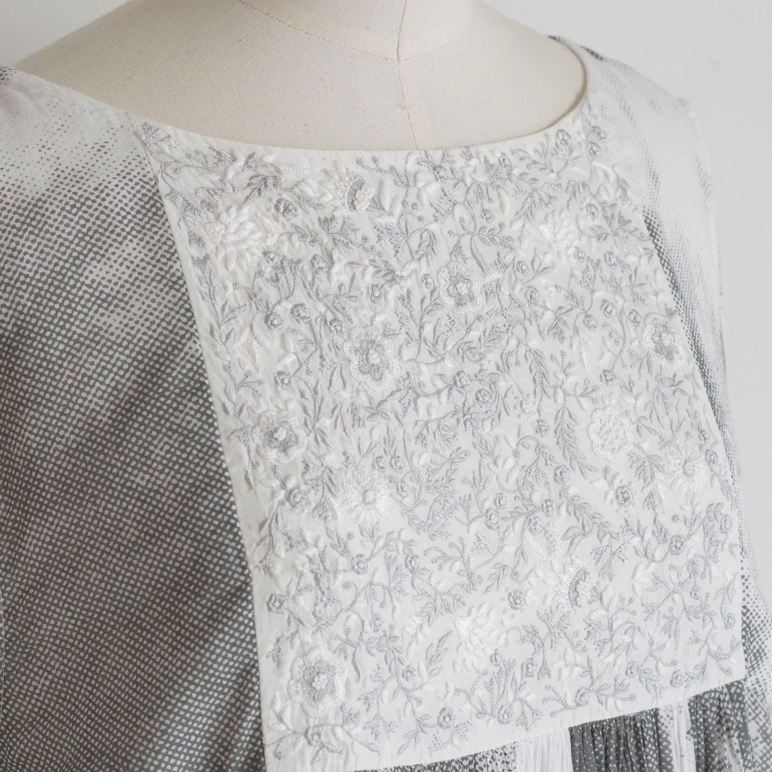 AODRESS �����ɥ쥹 : NIWA yoke dress �Ρ����꡼�֥ץ��ȥ��ԡ���