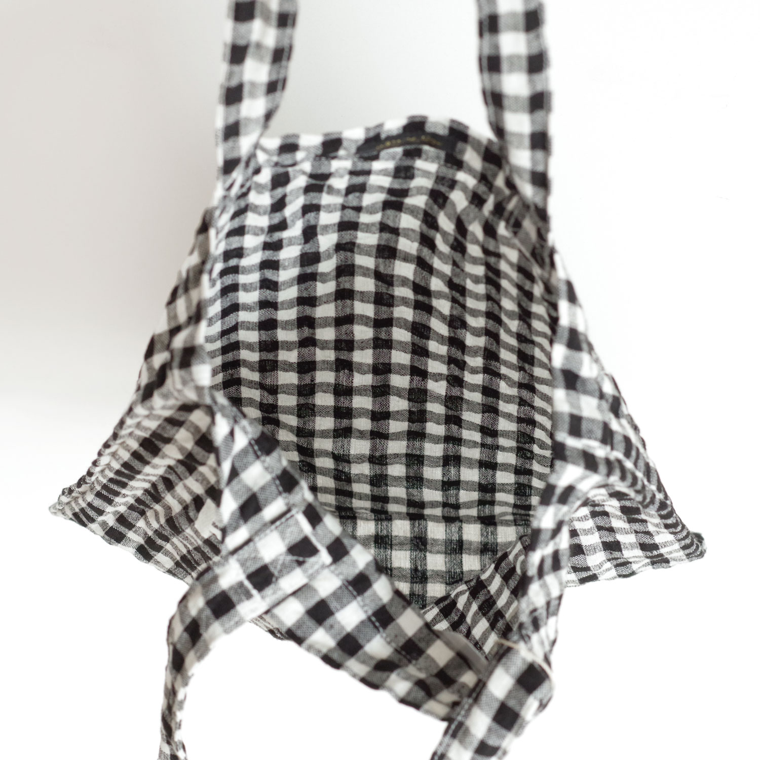 R&D.M.Co- ������ɥޥ󥺥ơ��顼 : LINEN GINGHAM CHECK TOTE BAG ���󥬥�ȡ���