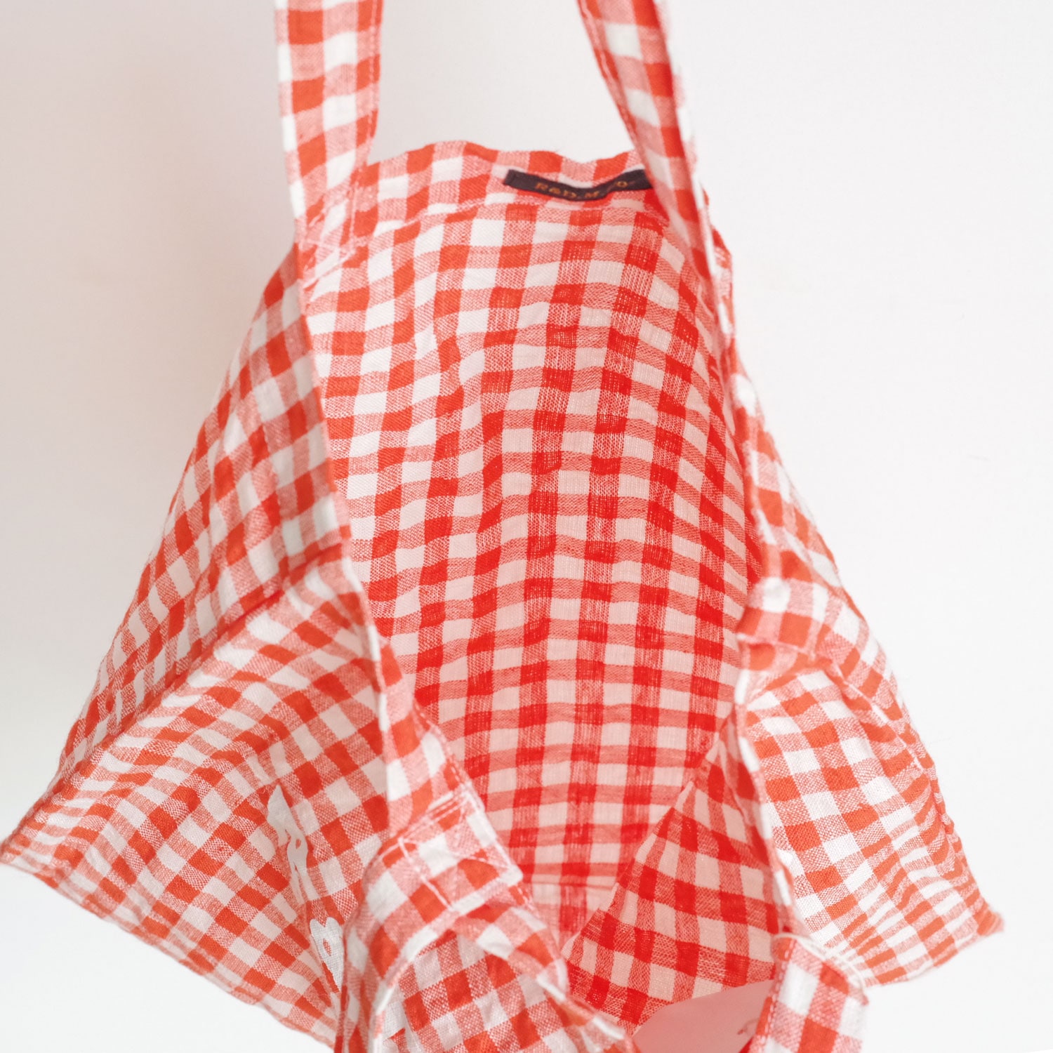 R&D.M.Co- ������ɥޥ󥺥ơ��顼 : LINEN GINGHAM CHECK TOTE BAG ���󥬥�ȡ���
