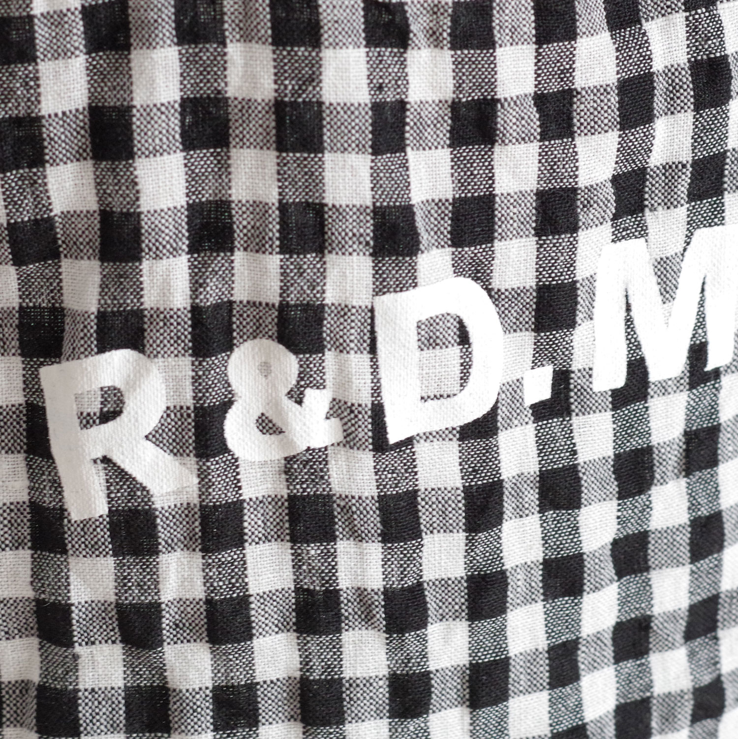 R&D.M.Co- ������ɥޥ󥺥ơ��顼 : LINEN GINGHAM CHECK TOTE BAG ���󥬥�ȡ���