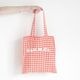 R&D.M.Co- ������ɥޥ󥺥ơ��顼 : LINEN GINGHAM CHECK TOTE BAG ���󥬥�ȡ���