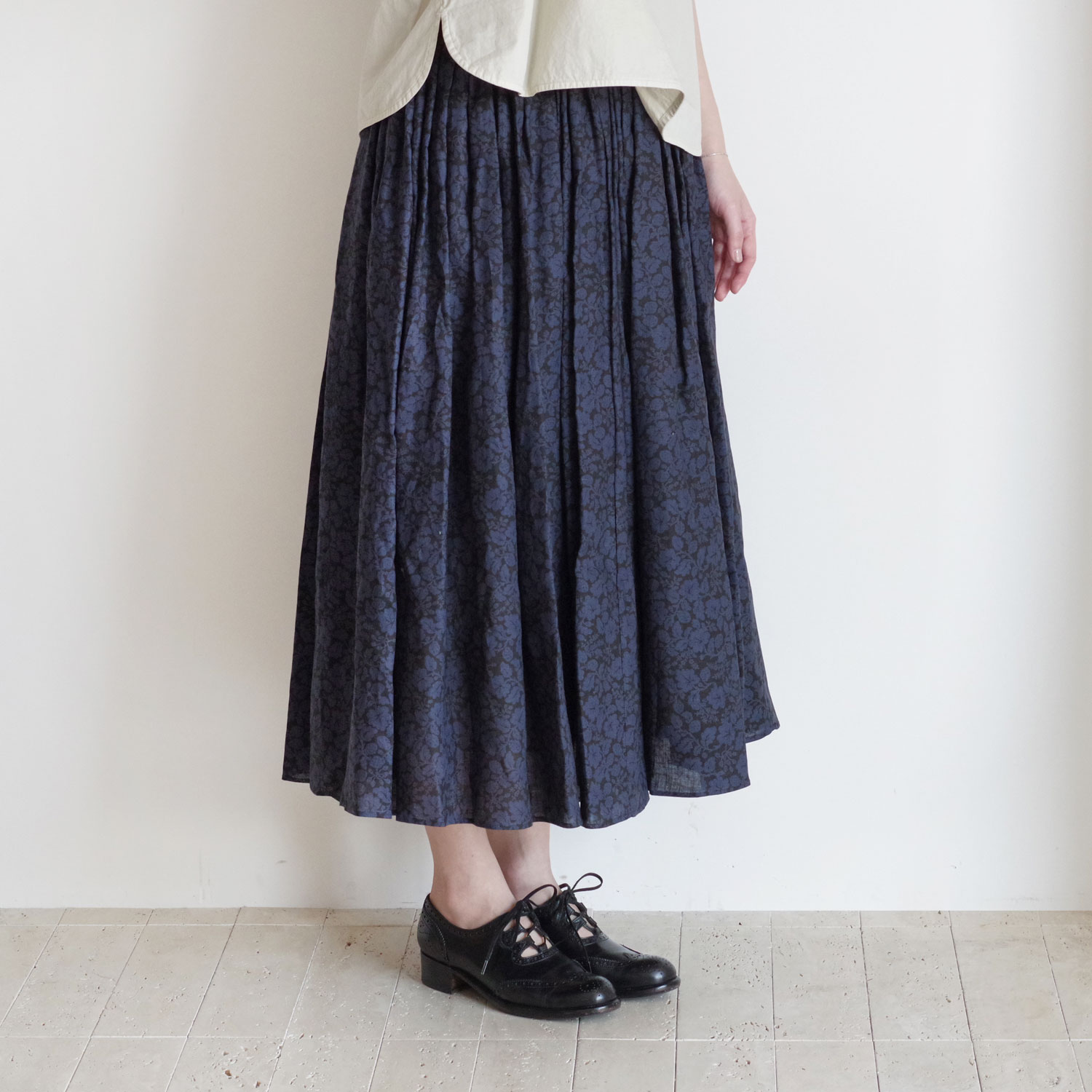 R&D.M.Co- ������ɥޥ󥺥ơ��顼 : WILD BERRY GATHER SKIRT �磻��ɥ٥꡼��������