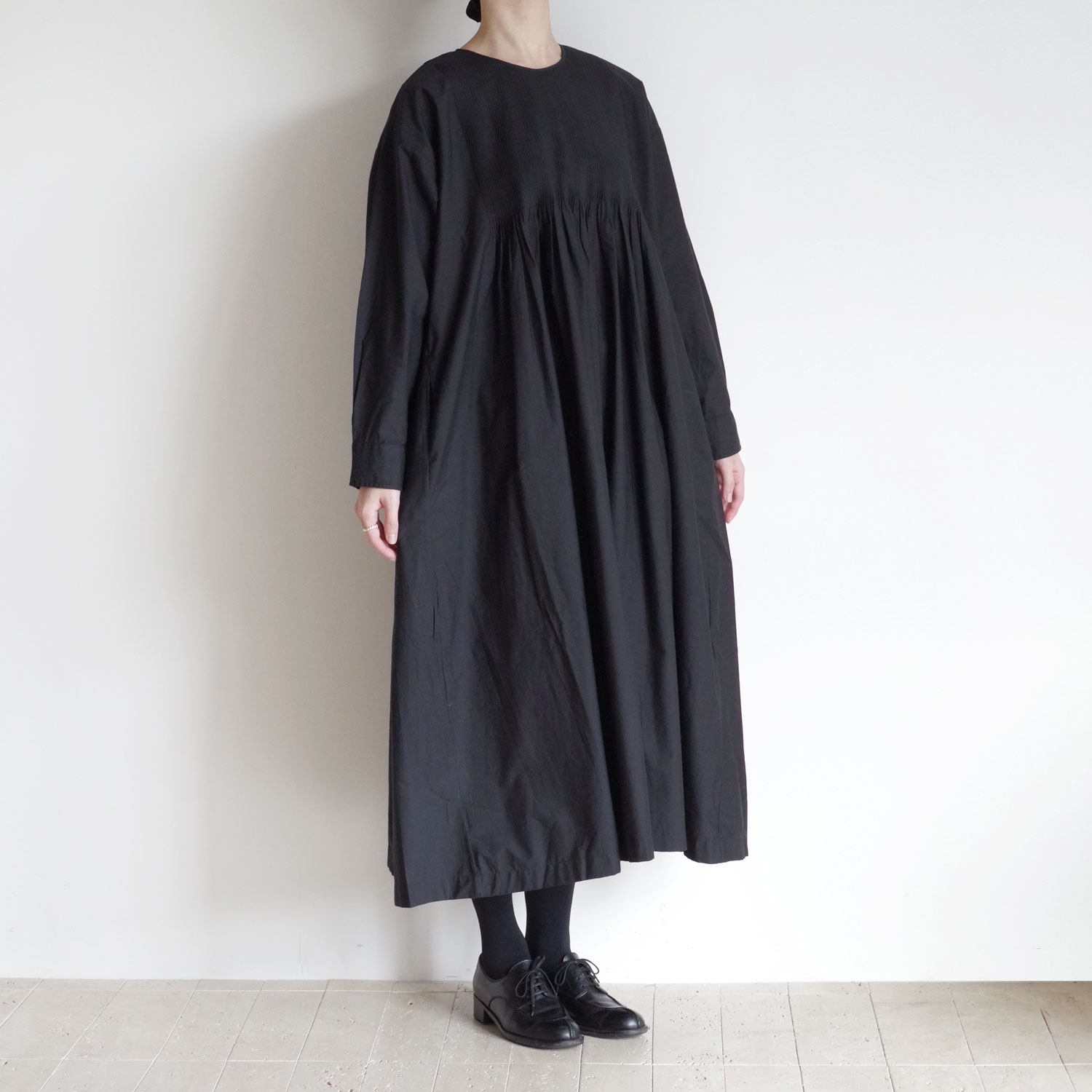 maison de soil �᥾��ɥ����� : CREW-NECK P/O SHIRT DRESS ���롼�ͥå��ɥ쥹