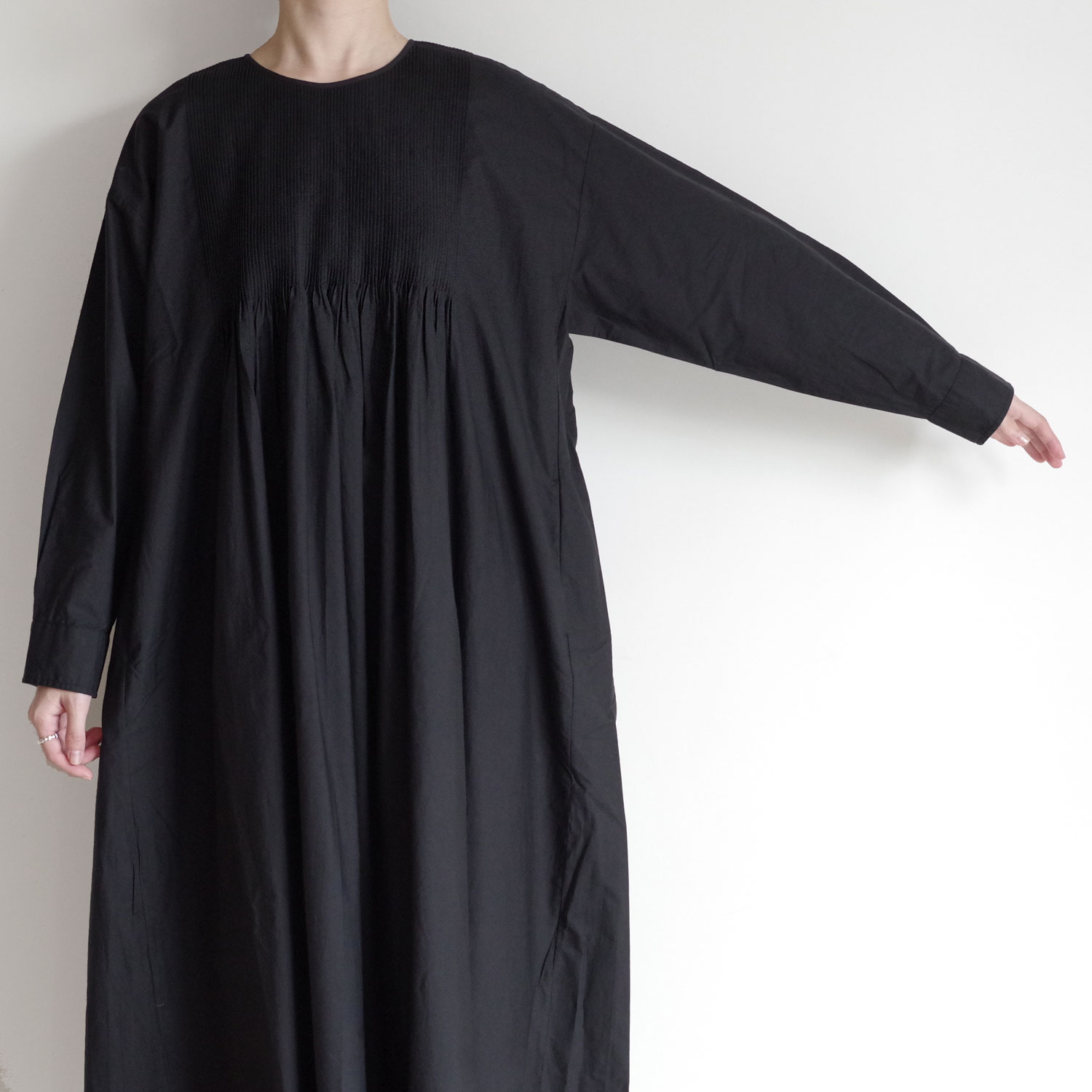 maison de soil �᥾��ɥ����� : CREW-NECK P/O SHIRT DRESS ���롼�ͥå��ɥ쥹