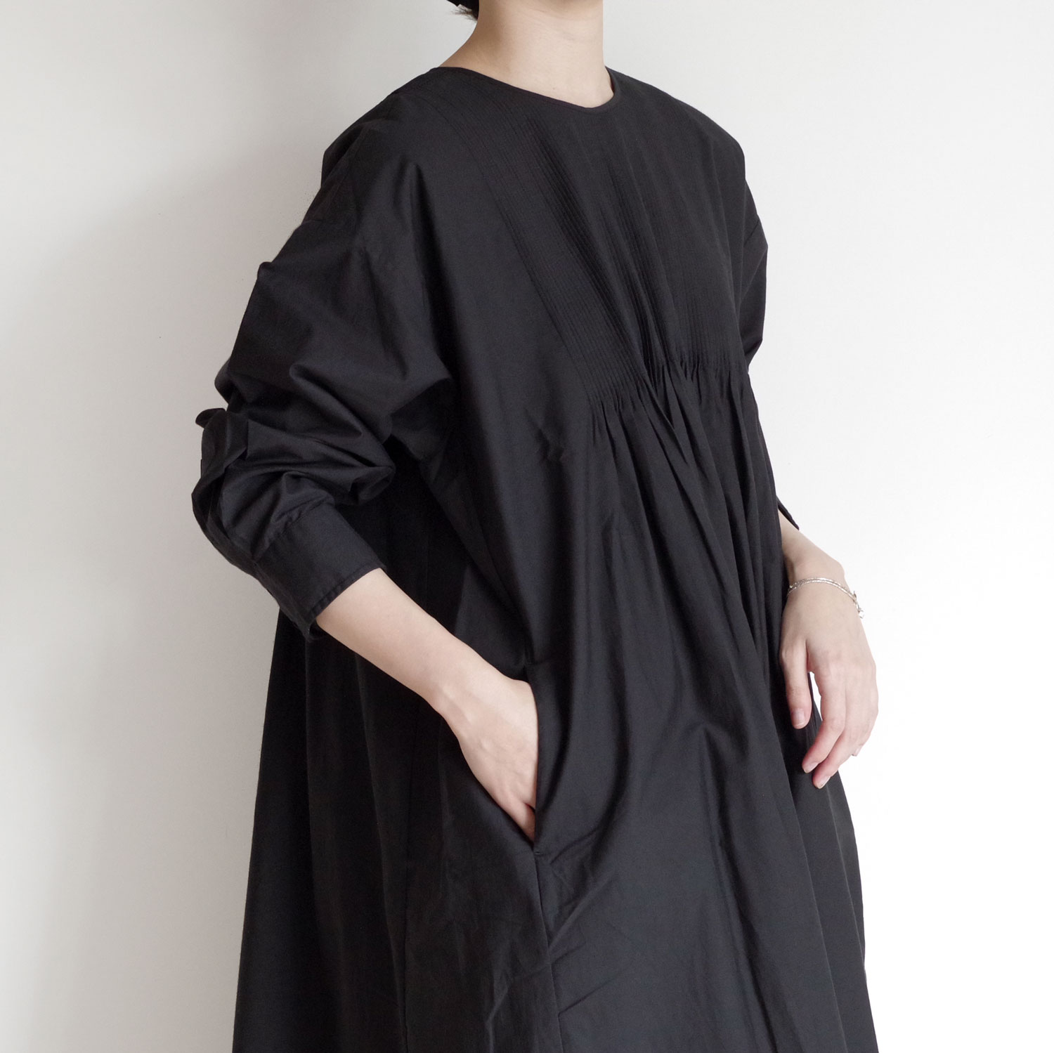 maison de soil �᥾��ɥ����� : CREW-NECK P/O SHIRT DRESS ���롼�ͥå��ɥ쥹