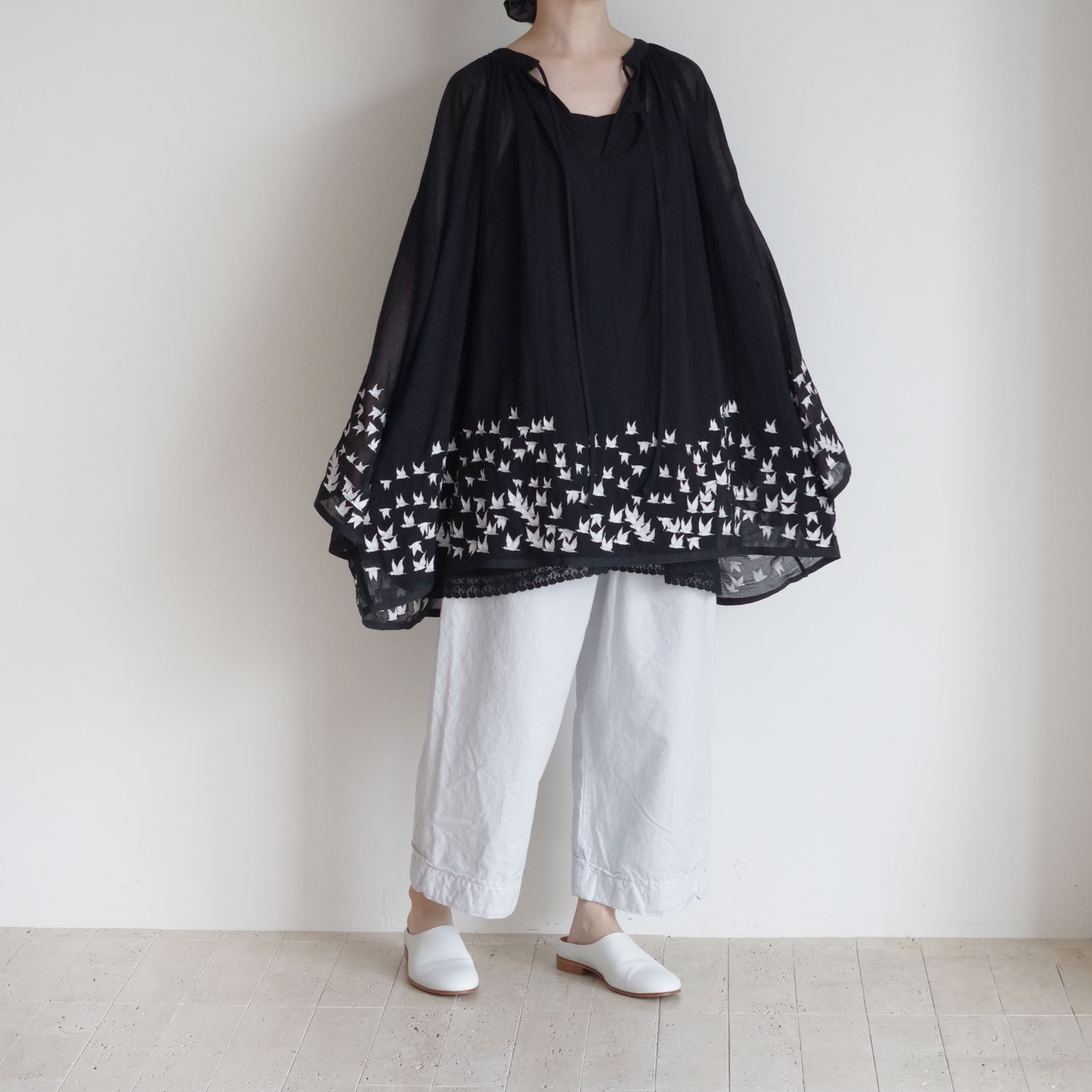 AODRESS �����ɥ쥹 : way back home tunic (black) ����֥������꡼���㥶������˥å�