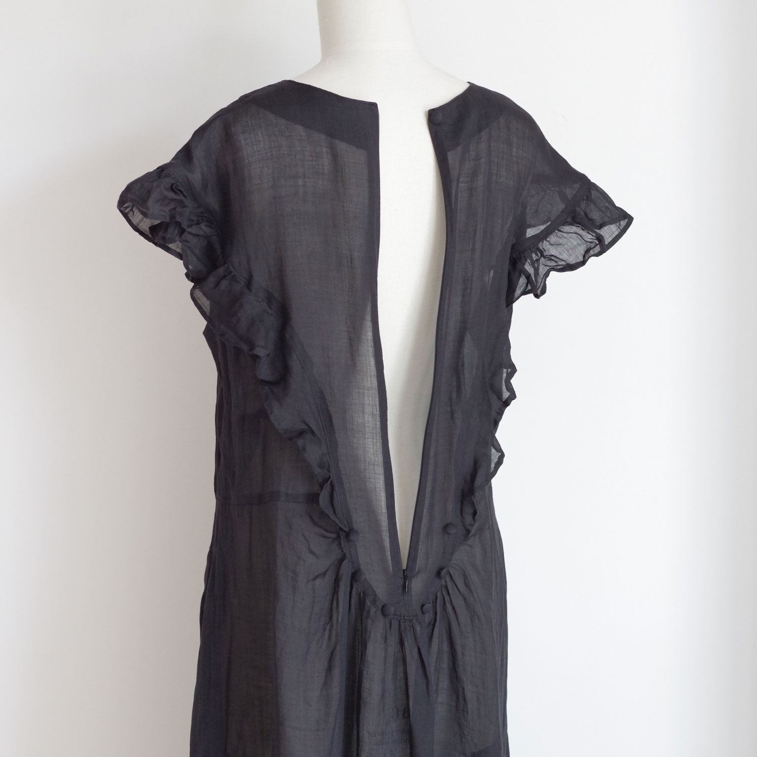 the last flower of the afternoon : Ʃ���ʵ�ƻ Sheer ruffled dress