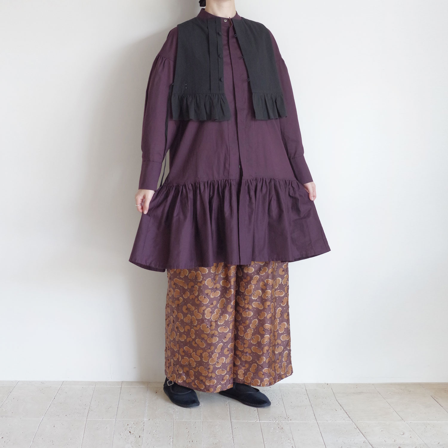 the last flower of the afternoon : żη Gathered peplum blouse ֥饦