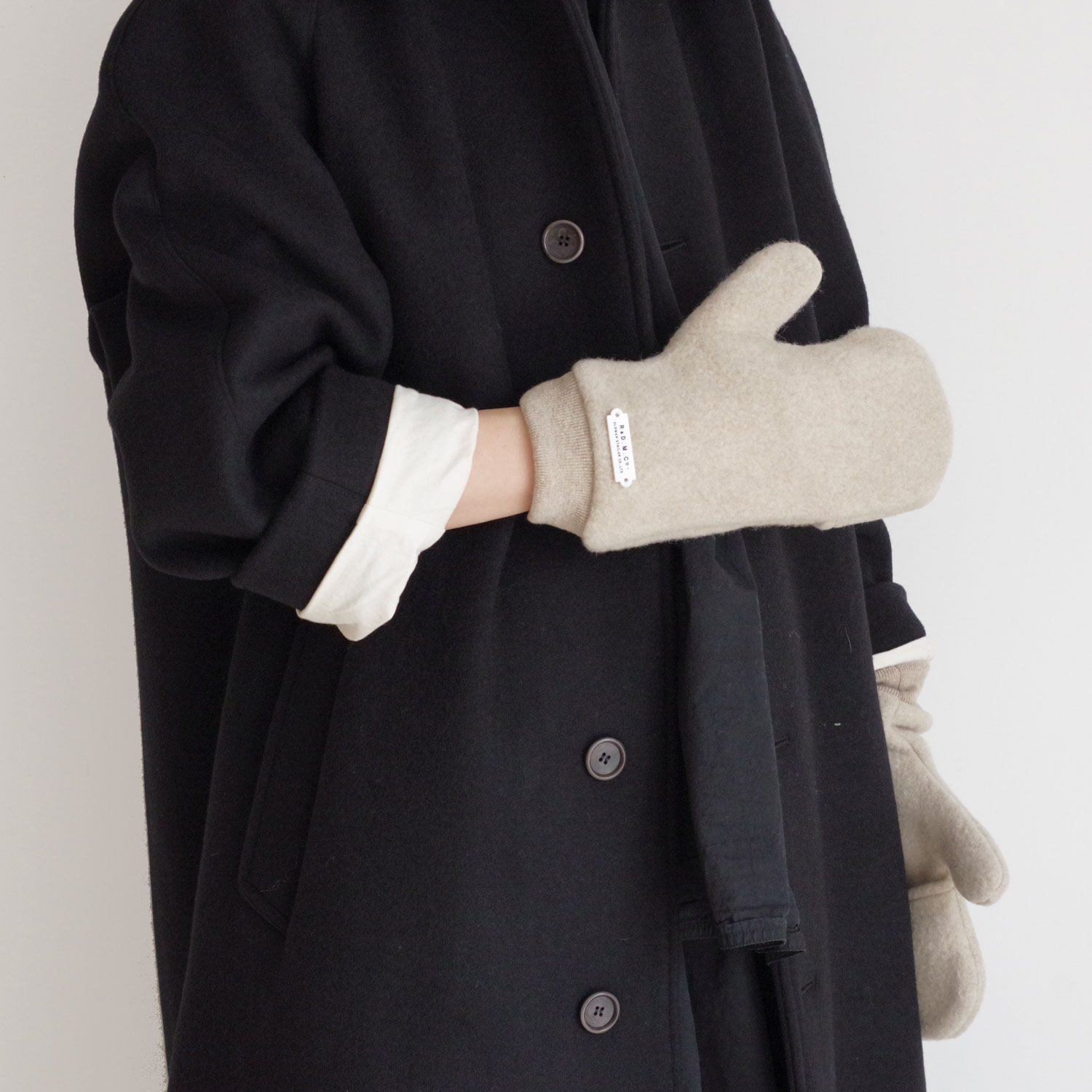 R&D.M.Co- ɥޥ󥺥ơ顼 : WOOL FELT KNIT MITTON ߥȥ