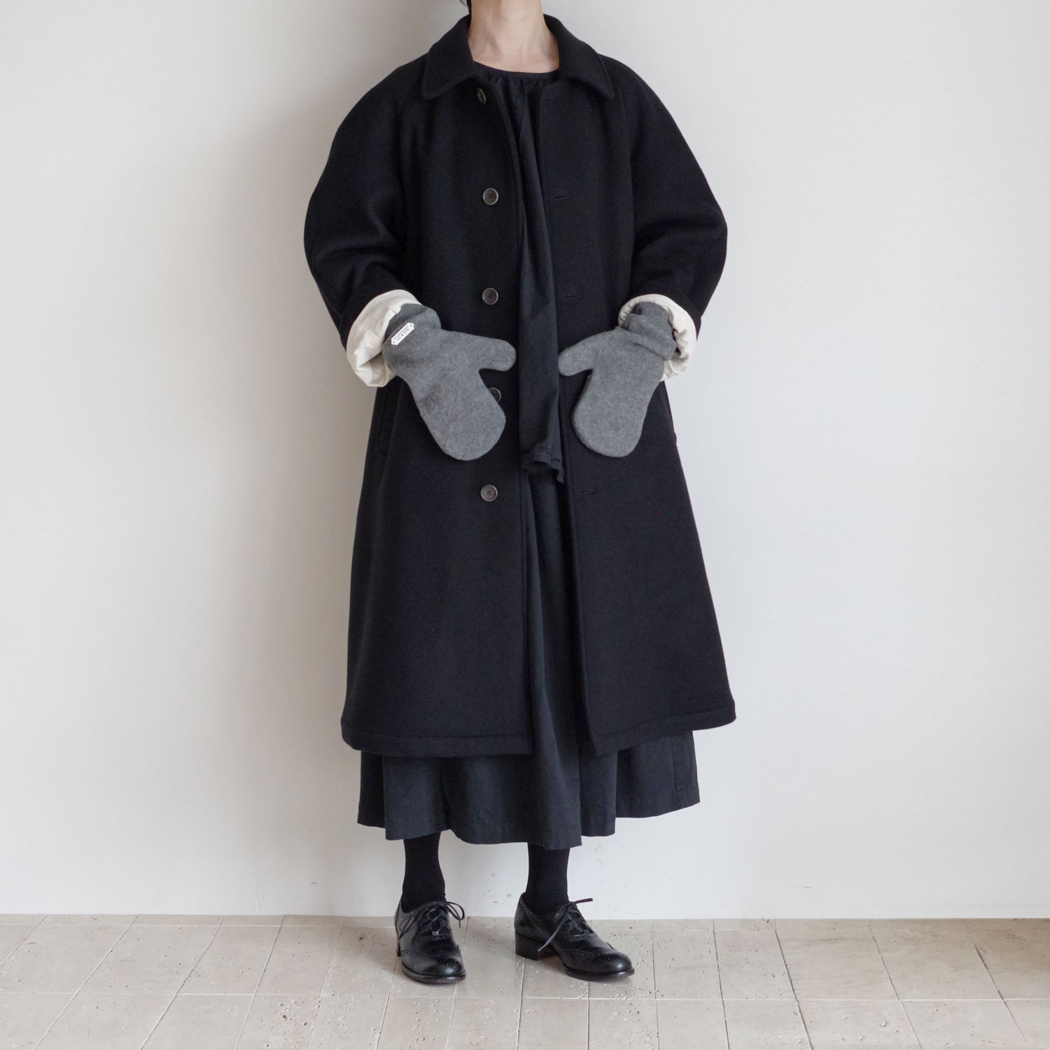 R&D.M.Co- ɥޥ󥺥ơ顼 : WOOL FELT KNIT MITTON ߥȥ