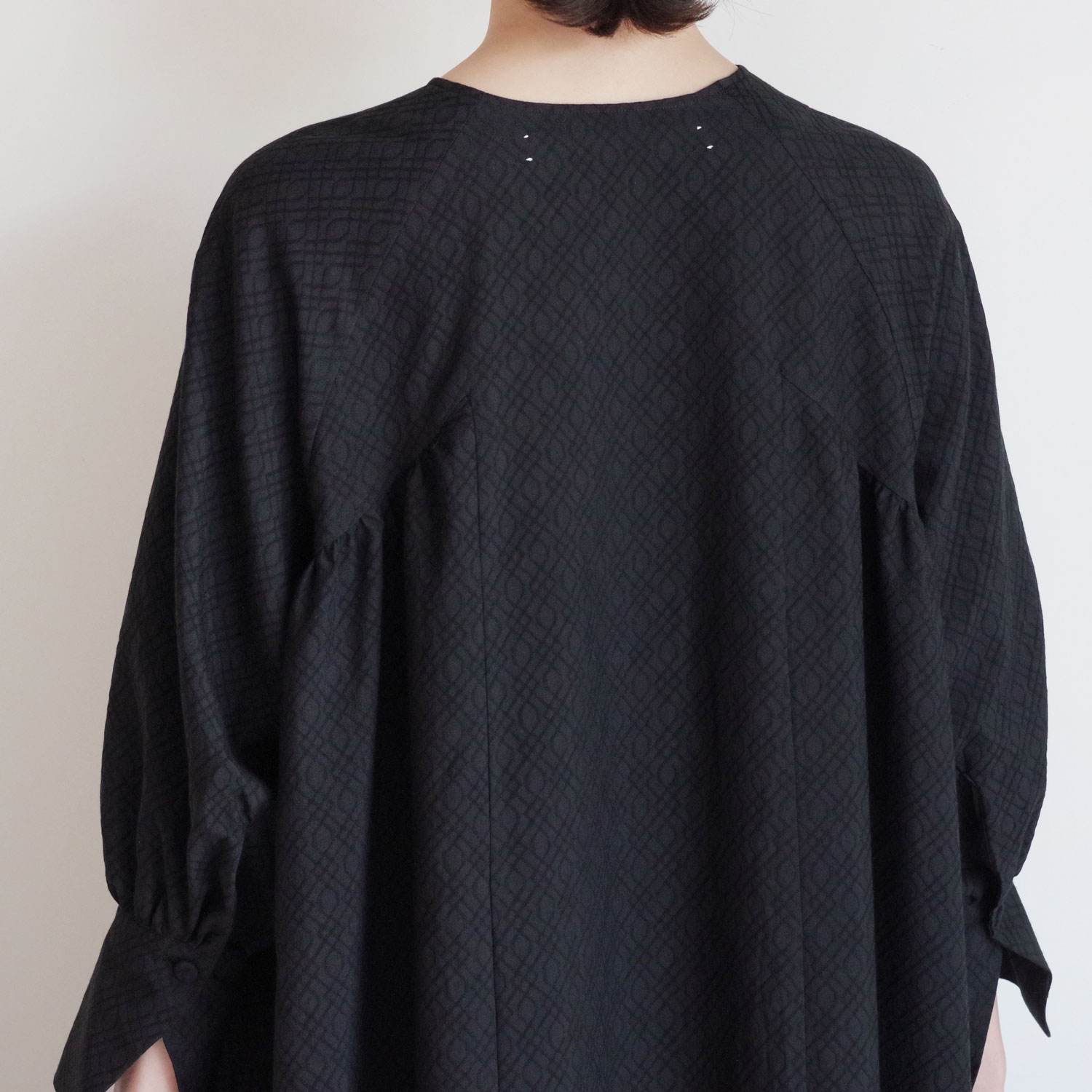 the last flower of the afternoon : �ʤ뾿 Collarless Half-placket shirt dress