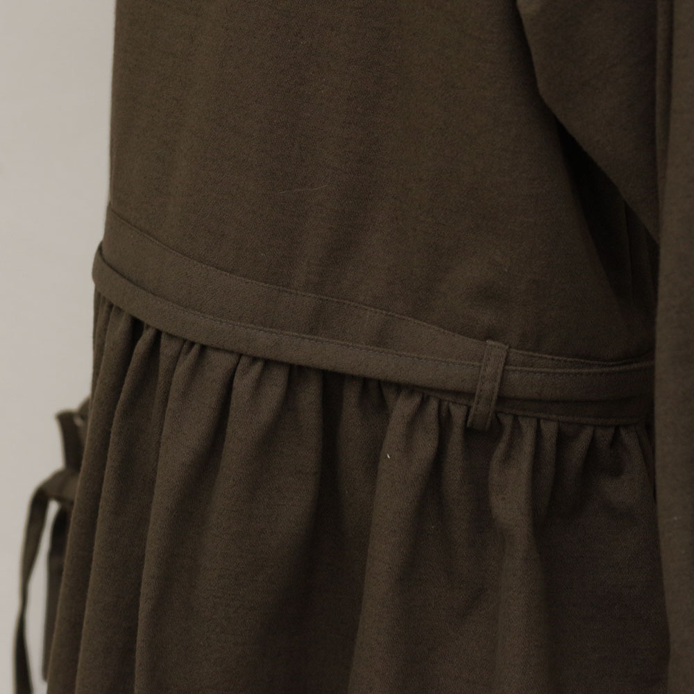 the last flower of the afternoon : ���դʤ� gathered shirt dress