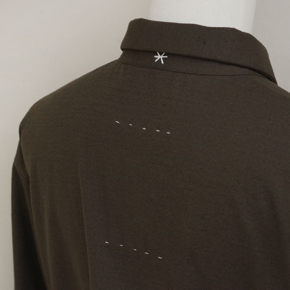 the last flower of the afternoon : ���դʤ� gathered shirt dress