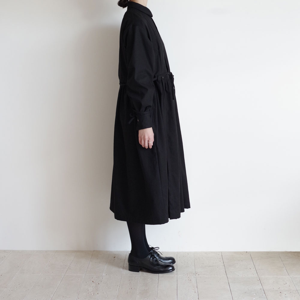 the last flower of the afternoon : ���դʤ� gathered shirt dress