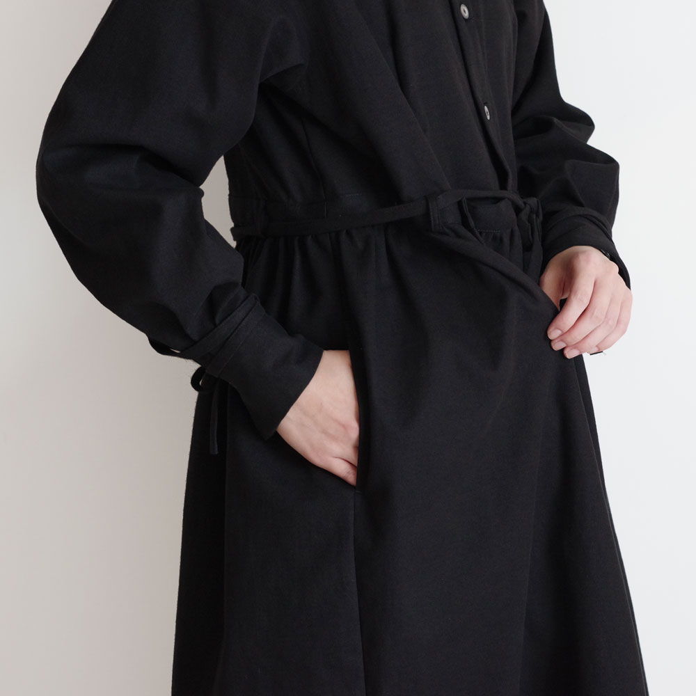 the last flower of the afternoon : ���դʤ� gathered shirt dress