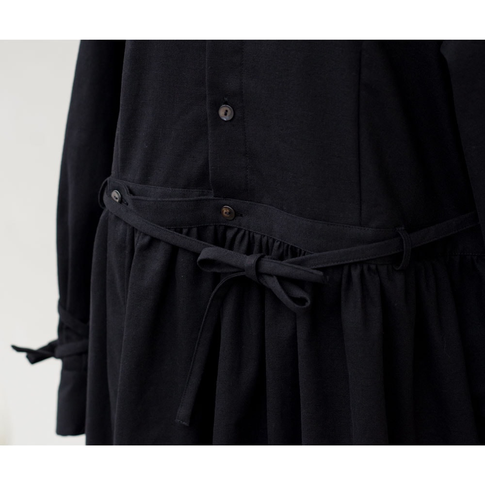 the last flower of the afternoon : ���դʤ� gathered shirt dress