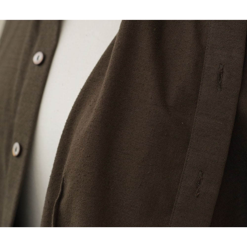 the last flower of the afternoon : ���դʤ� gathered shirt dress