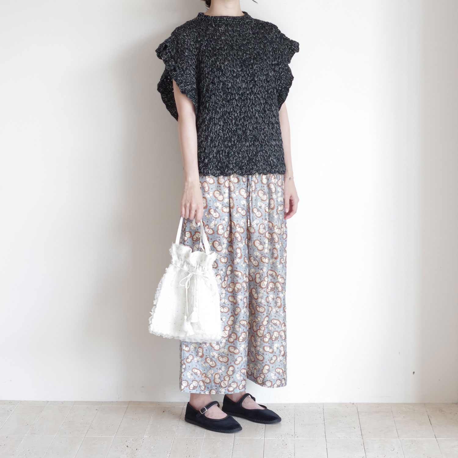 BUNON �֥Υ� : Organdy Shoulder Bag �������󥸡����������Хå�