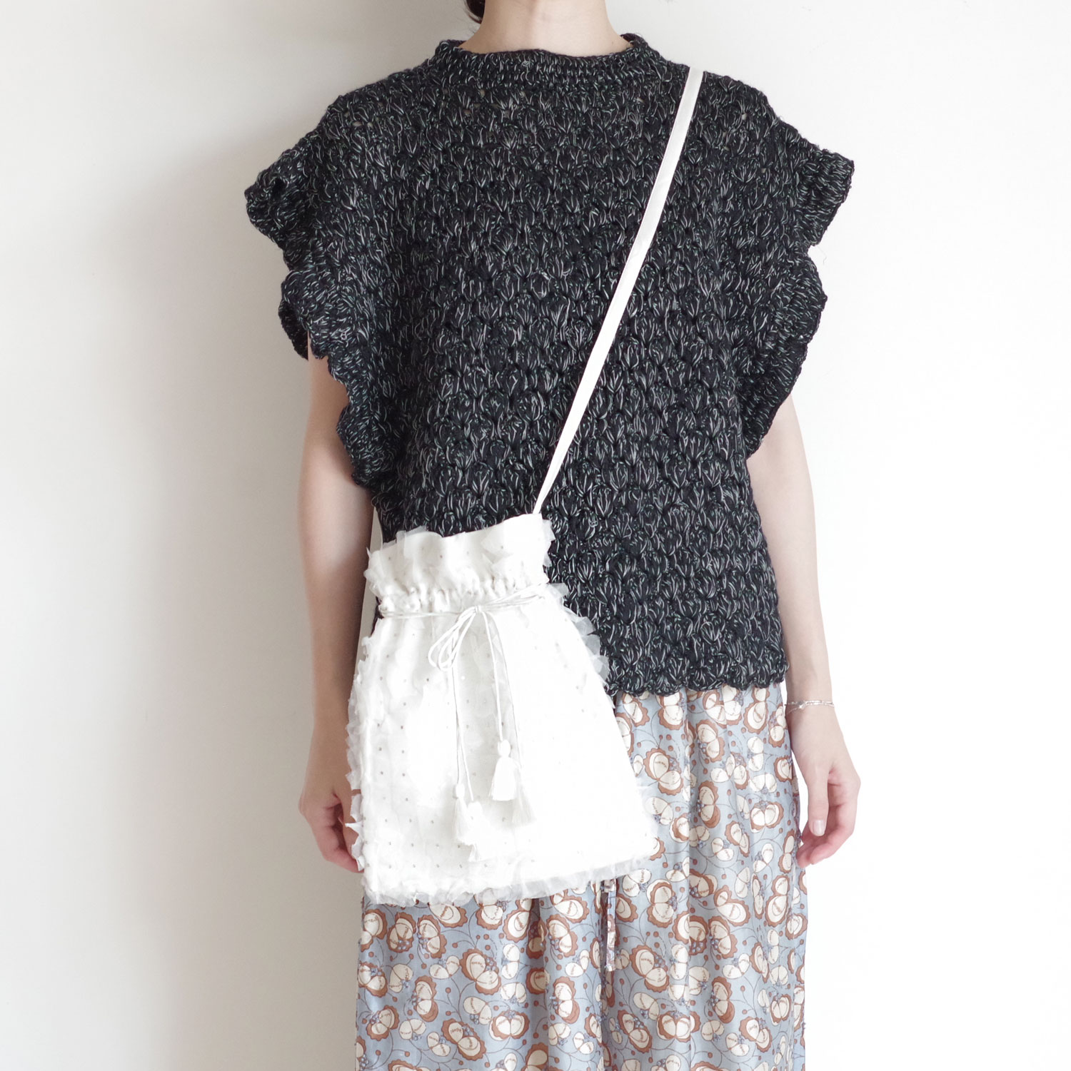 BUNON �֥Υ� : Organdy Shoulder Bag �������󥸡����������Хå�