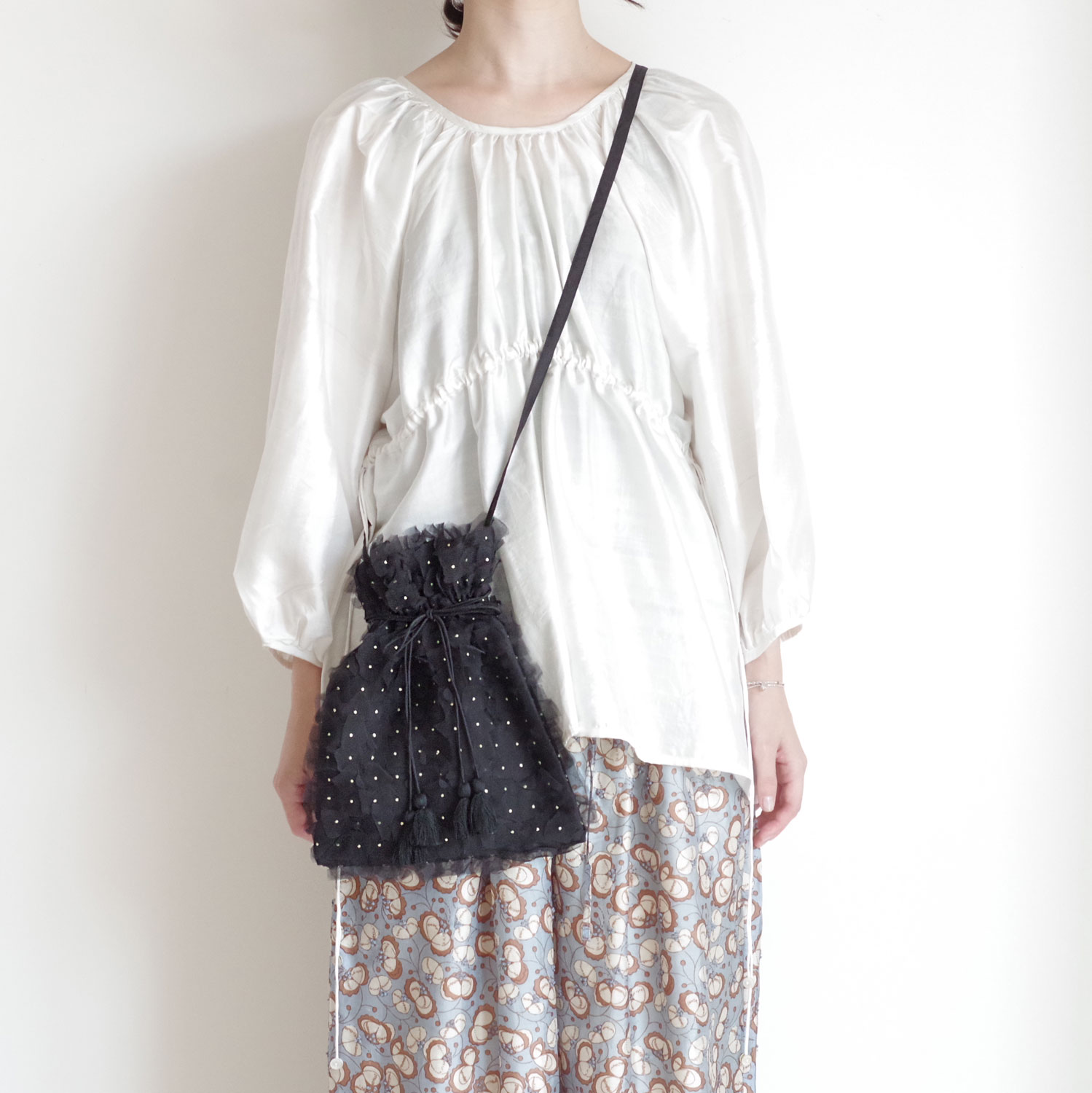BUNON �֥Υ� : Organdy Shoulder Bag �������󥸡����������Хå�