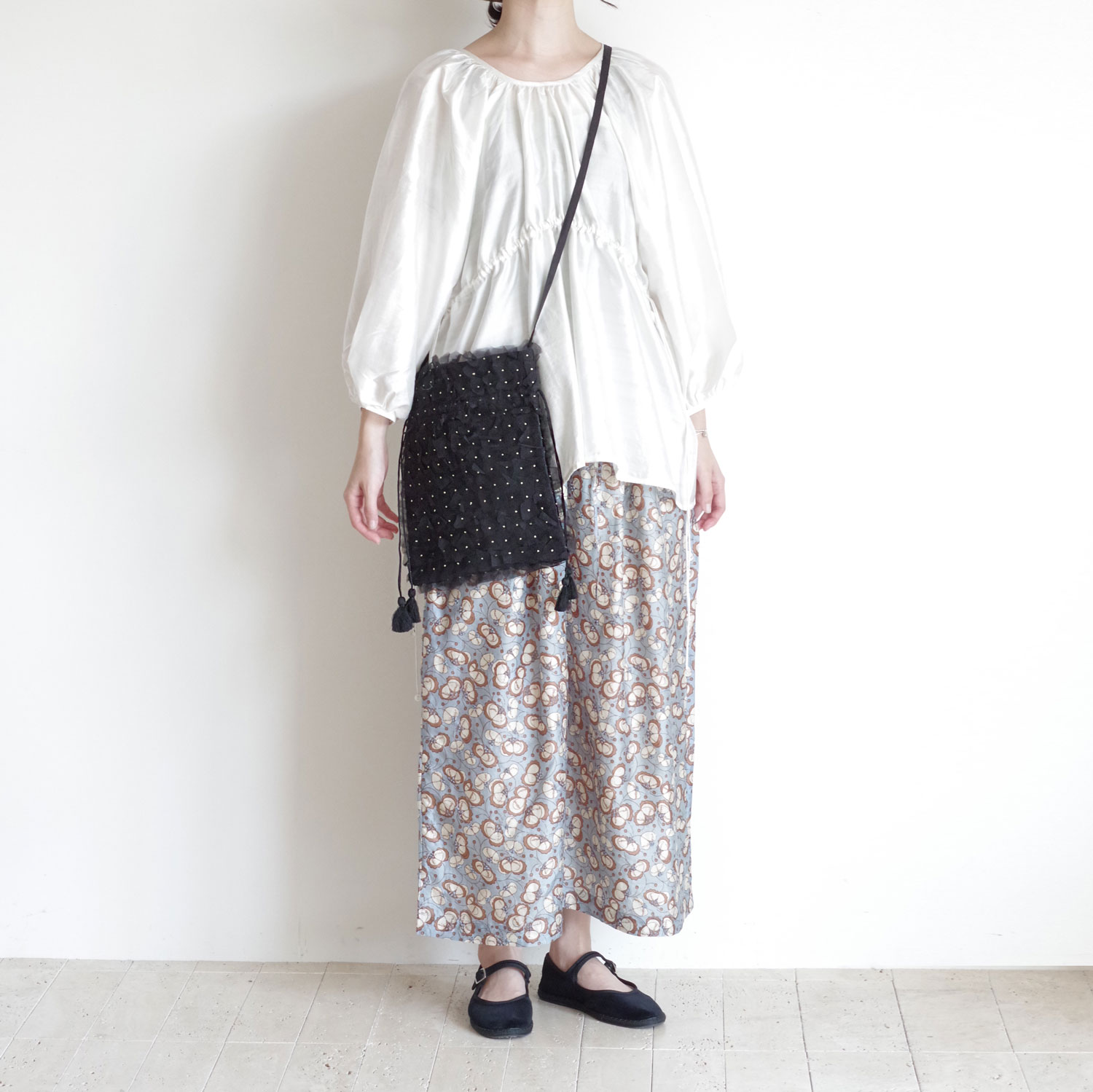 BUNON �֥Υ� : Organdy Shoulder Bag �������󥸡����������Хå�